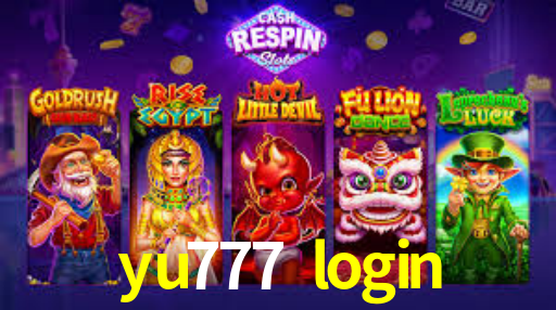 Interface do App yu777 login